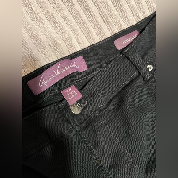 Gloria Vanderbilt Amanda black size 18W women’s plus - Picture 3 of 3